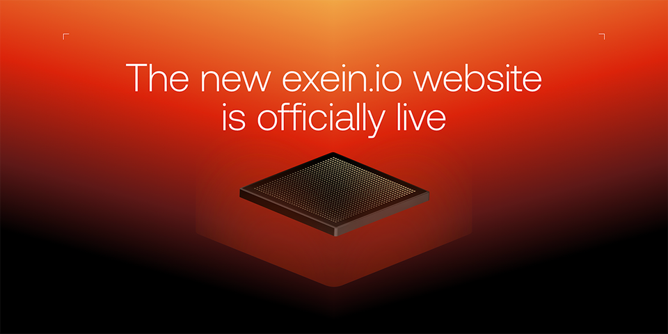 New Exein website hero with firmware layers